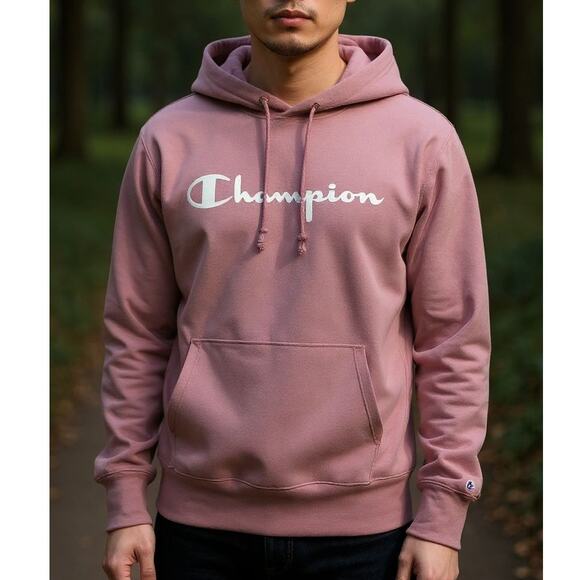 Men's Champion purple reverse weave hoodie Med NWT - Picture 1 of 4